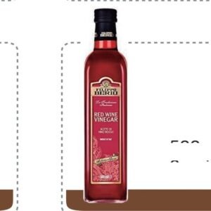 FILIPPO BERIO VINAGRE DE VINO ROJO 500 ML - 6 UNI/CAJA | FILIPPO BERIO RED WINE VINEGAR 500 ML - 6 UNIT/BOX