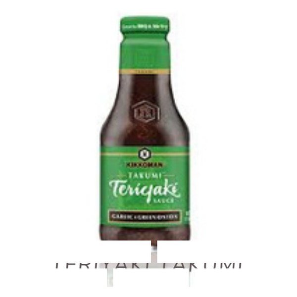 KIKKOMAN SALSA TERIYAKI TAKUMI AJO Y CEBOLL?N 20.5 OZ - 12 UNI/CAJA | KIKKOMAN TERIYAKI TAKUMI GARLIC GREEN ONION 20.5 OZ - 12 UNIT/BOX