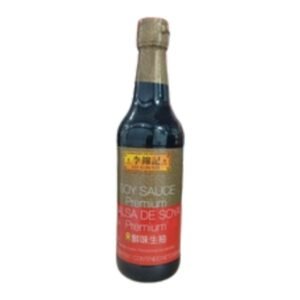 LEE KUM KEE SALSA DE SOYA LIGHT 500 ML - 12 UNI/CAJA | LEE KUM KEE LIGHT SOY SAUCE 500 ML - 12 UNIT/BOX