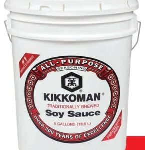 KIKKOMAN SALSA DE SOYA TRADICIONAL 18.9 L - 1 UNI/CAJA | KIKKOMAN TRADITIONALLY BREWED SOY SAUCE 18.9 L - 1 UNIT/BOX