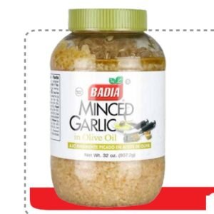 BADIA AJO PICADO EN ACEITE DE OLIVA 907 G - 6 UNI/CAJA | BADIA MINCED GARLIC IN OLIVE OIL 907 G - 6 UNIT/BOX