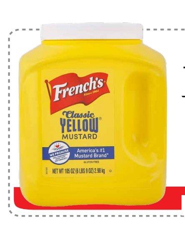 FRENCHS CLASSIC YELLOW MUSTARD 2.98 KG - 4 UNI/CAJA | FRENCHS CLASSIC YELLOW MUSTARD 2.98 KG - 4 UNIT/BOX