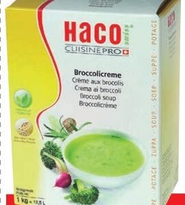 HACO SOPA DE BROCOLI 1 KG - 12 UNI/CAJA | HACO BROCCOLI SOUP 1 KG - 12 UNIT/BOX