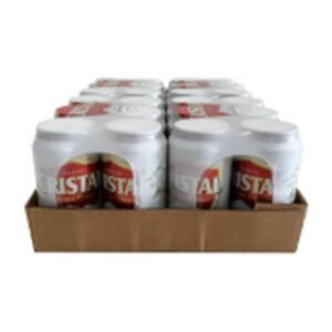 Cristal Cerveza Extra Fina 24 Unidades / 355 mL | CANNED BEER 24 UNITS / 355 ML