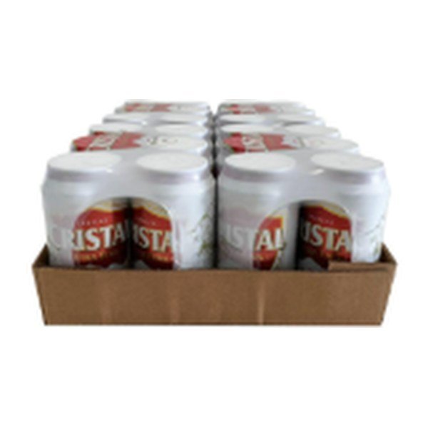 Cristal Cerveza Extra Fina 24 Unidades / 355 mL | CANNED BEER 24 UNITS / 355 ML