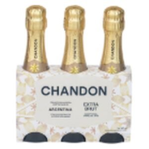 Chandon Vino Espumante Extra Brut 3 Unidades / 187 mL / 6.3 oz | EXTRA BRUT SPARKLING WINE 3 UNITS OZ