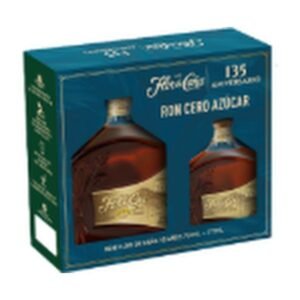 Flor de Ca?a Ron Centenario 18 a?os 750 mL + Botella de 375 mL | 18 YEARS OLD AGED RUM GIFT PACK (+ 375 ML BOTTLE)