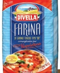 DIVELLA HARINA PIZZA NAPOLETANA 25 KG - 1 UNI/CAJA | DIVELLA NAPOLETANA PIZZA FLOUR 25 KG - 1 UNIT/BOX