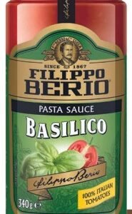 FILIPPO BERIO PASTA SAUCE BASILICO 340 G - 6 UNI/CAJA | FILIPPO BERIO BASILICO PASTA SAUCE 340 G - 6 UNIT/BOX