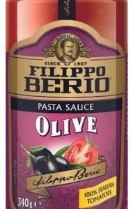 FILIPPO BERIO PASTA SAUCE OLIVE 340 G - 6 UNI/CAJA | FILIPPO BERIO OLIVE PASTA SAUCE 340 G - 6 UNIT/BOX
