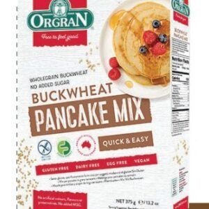 ORGRAN MEZCLA PARA PANCAKE TRIGO SARRACENO 375 G - 8 UNI/CAJA | ORGRAN BUCKWHEAT PANCAKE MIX 375 G - 8 UNIT/BOX