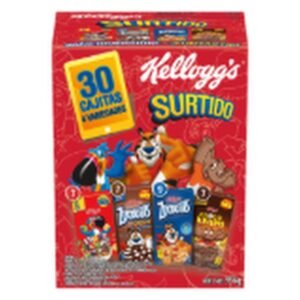 Kellogg's Paquete Surtido de Cereales 30 Unidades / 956 g / 33.7 oz | ASSORTED CEREAL PACK 30 UNITS / 956 G / 33.7 OZ
