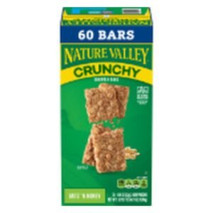 Nature Valley Barras Crujientes de Avena y Miel 100% Natural 30 Unidades / 42 g | CRUNCHY OATS AND HONEY BARS, 100% NATURAL 30 UNITS / 42 g