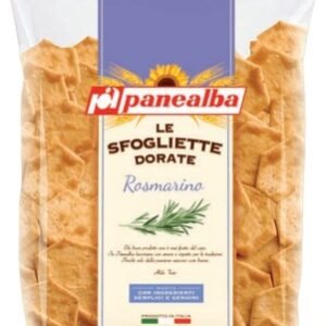 PANEALBA SFOGLIETTE DORATE ROSMARINO 180 G - 10 UNI/CAJA | PANEALBA SFOGLIETTE DORATE ROSEMARY CRACKERS 180 G - 10 UNIT/BOX