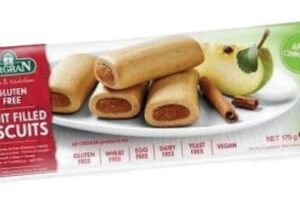 ORGRAN MANZANA CANELA BISCUITS 175 G - 12 UNI/CAJA | ORGRAN APPLE CINNAMON BISCUITS 175 G - 12 UNIT/BOX
