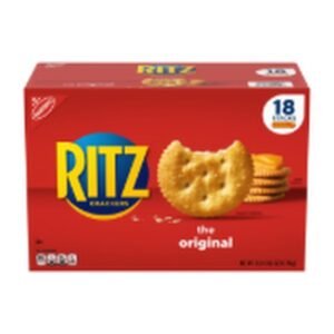 Nabisco Galletas Ritz Originales 18 Unidades / 97 g / 3.42 oz | RITZ CRACKERS, ORIGINAL 18 UNITS / 97 G / 3.42 OZ