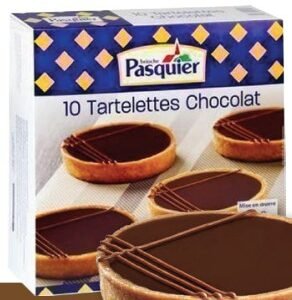 PASQUIER TARTALETA CHOCOLATE 80 G - 10 UNI/CAJA | PASQUIER CHOCOLATE TARTLET 80 G - 10 UNIT/BOX