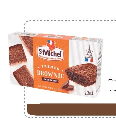 ST MICHEL MINI BROWNIES CHOCOLATE 210 G - 12 UNI/CAJA | ST MICHEL MINI CHOCOLATE BROWNIES 210 G - 12 UNIT/BOX