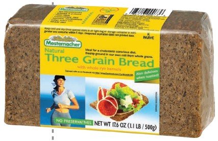 MESTEMACHER PAN THREE GRAIN 500 G - 12 UNI/CAJA | MESTEMACHER THREE GRAIN BREAD 500 G - 12 UNIT/BOX