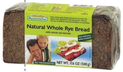 MESTEMACHER NATURAL WHOLE RYE BREAD 500 G - 12 UNI/CAJA | MESTEMACHER NATURAL WHOLE RYE BREAD 500 G - 12 UNIT/BOX