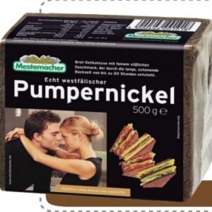 MESTEMACHER PAN NEGRO WESTFALIA 500 G - 12 UNI/CAJA | MESTEMACHER WESTFALIA DARK BREAD 500 G - 12 UNIT/BOX