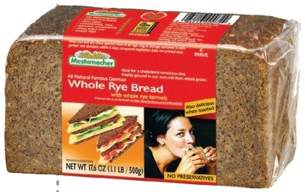 MESTEMACHER PAN WHOLE RYE 500 G - 12 UNI/CAJA | MESTEMACHER WHOLE RYE BREAD 500 G - 12 UNIT/BOX