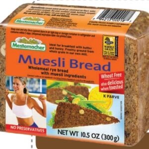 MESTEMACHER MUESLI BREAD 300 G - 12 UNI/CAJA | MESTEMACHER MUESLI BREAD 300 G - 12 UNIT/BOX