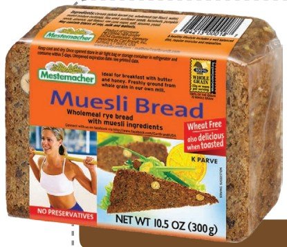 MESTEMACHER MUESLI BREAD 300 G - 12 UNI/CAJA | MESTEMACHER MUESLI BREAD 300 G - 12 UNIT/BOX