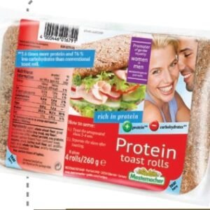 MESTEMACHER TOAST PROTEIN 260 G - 12 UNI/CAJA | MESTEMACHER TOAST PROTEIN 260 G - 12 UNIT/BOX