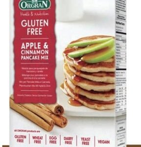 ORGRAN MEZCLA PARA PANCAKE MANZANA Y CANELA 375 G - 8 UNI/CAJA | ORGRAN APPLE & CINNAMON PANCAKE MIX 375 G - 8 UNIT/BOX