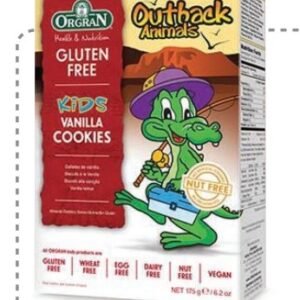 ORGRAN GALLETAS DE VAINILLA 175 G - 8 UNI/CAJA | ORGRAN VANILLA COOKIES 175 G - 8 UNIT/BOX