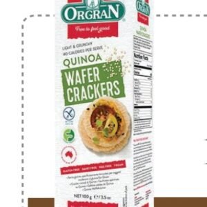ORGRAN QUINOA WAFER CRACKERS 100 G - 10 UNI/CAJA | ORGRAN QUINOA WAFER CRACKERS 100 G - 10 UNIT/BOX