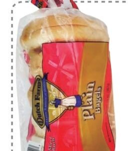 DUTCH FARMS BAGELS PLAIN 397 G - 12 UNI/CAJA | DUTCH FARMS PLAIN BAGELS 397 G - 12 UNIT/BOX