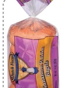 DUTCH FARMS BAGELS CINNAMMON RAISIN 397 G - 12 UNI/CAJA | DUTCH FARMS CINNAMMON RAISIN BAGELS 397 G - 12 UNIT/BOX
