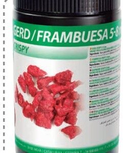 SOSA CRISPY DE FRAMBUESA 5-8 MM 200 G - 6 UNI/CAJA | SOSA RASPBERRY CRISPY 5-8 MM 200 G - 6 UNIT/BOX