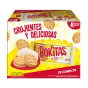 Pozuelo Galletas Bokitas Queso Blanco 40 Unidades / 36.2 g / 1.3 oz | WHITE CHEESE CRACKERS 40 Units / 36.2 g / 1.3 oz