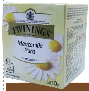 TWININGS T? DE MANZANILLA PURA 18 G - 12 UNI/CAJA | TWININGS PURE CAMOMILE TEA 18 G - 12 UNIT/BOX