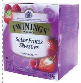 TWININGS T? DE FRUTOS SILVESTRES 20 G - 12 UNI/CAJA | TWININGS WILD BERRY TEA 20 G - 12 UNIT/BOX