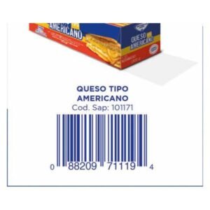 Q TIPO AMERICANO 120 REB | 120 SLICED CHEESE AMERICAN (ESTRELLA AZUL)