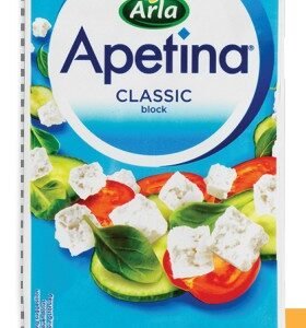 ARLA APETINA CLASSIC QUESO TIPO FETA EN BLOQUE 200 G - 16 UNI/CAJA | ARLA APETINA CLASSIC FETA CHEESE BLOCK 200 G - 16 UNIT/BOX