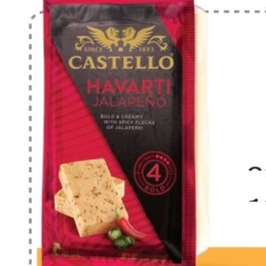 CASTELLO HAVARTI JALAPE?O 227 G - 12 UNI/CAJA | CASTELLO JALAPE?O HAVARTI 227 G - 12 UNIT/BOX