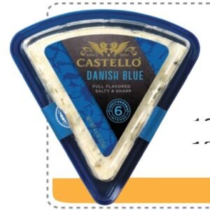 QUESO CASTELLO DANISH BLUE AZUL 6 100 G - 18 UNI/CAJA | CASTELLO DANISH BLUE CHEESE 6 100 G - 18 UNIT/BOX