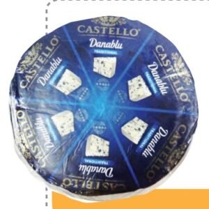 CASTELLO DANABLU QUESO AZUL RUEDA +/- 3.5 KG - 2 UNI/CAJA | CASTELLO DANABLU BLUE CHEESE WHEEL +/- 3.5 KG - 2 UNIT/BOX