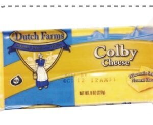 DUTCH FARMS QUESO COLBY BARRA 227 G - 12 UNI/CAJA | DUTCH FARMS COLBY CHEESE BAR 227 G - 12 UNIT/BOX