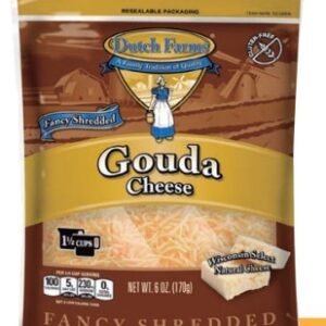 DUTCH FARMS GOUDA RALLADO 170 G - 12 UNI/CAJA | DUTCH FARMS SHREDDED GOUDA 170 G - 12 UNIT/BOX