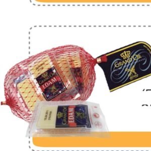 GRAND'OR QUESO EDAM PORCI?N REDECILLAS (5X20G) - 25 UNI/CAJA | GRAND'OR EDAM CHEESE PORTION NETS (5X20G) - 25 UNIT/BOX