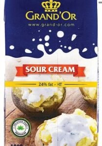 GRAND'OR CREMA AGRIA 1 L - 12 UNI/CAJA | GRAND'OR SOUR CREAM 1 L - 12 UNIT/BOX