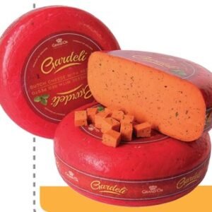 GARDELI QUESO PESTO ROJO RUEDA 4.45KG - 1 UNI/CAJA | GARDELI RED PESTO CHEESE WHEEL 4.45KG - 1 UNIT/BOX