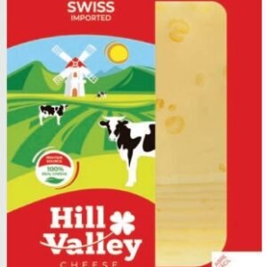 HILL VALLEY SUIZO REBANADO 170 G - 12 UNI/CAJA | HILL VALLEY SLICED SWISS CHEESE 170 G - 12 UNIT/BOX