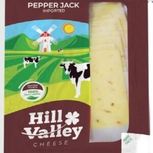 HILL VALLEY PEPPER JACK REBANADO 170 G - 12 UNI/CAJA | HILL VALLEY SLICED PEPPER JACK 170 G - 12 UNIT/BOX